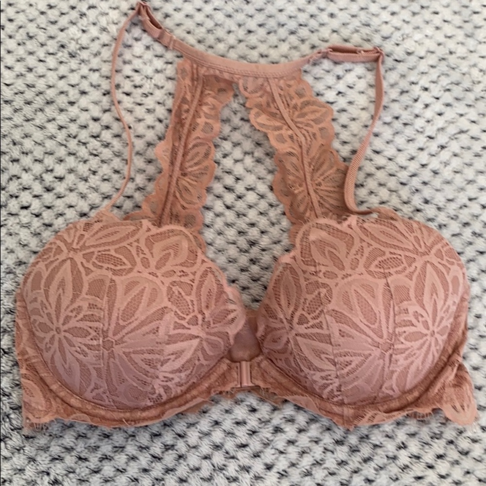 Pink bra